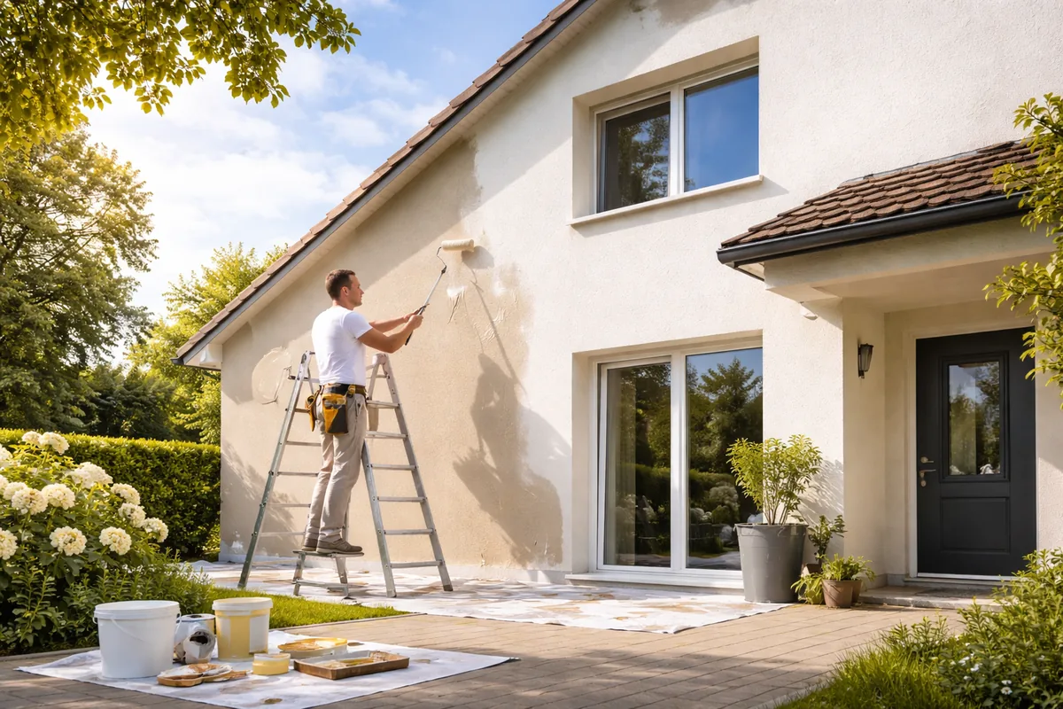 Comment choisir la peinture adaptée pour rénover la façade de sa maison