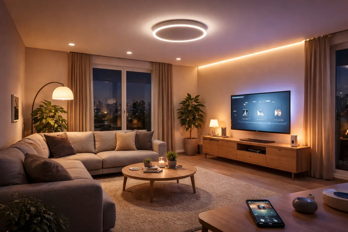 Comment choisir le bon éclairage pour un salon connecté